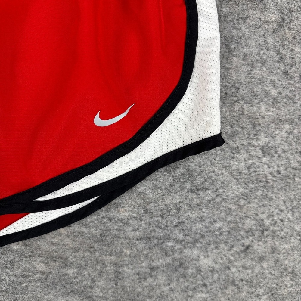 Nike Dri Fit Tempo Running Shorts 3" Lined Polyester Red Womens Small S - Picture 3 of 13